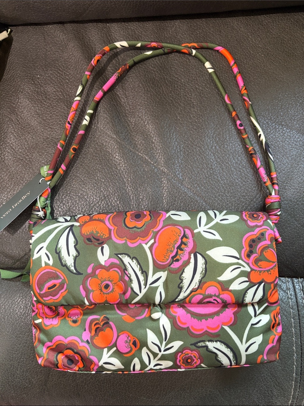 Vera Bradley Andover shoulder bag in bubbly flowers garden